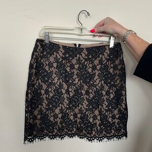 Elegant Black Lace Skirt